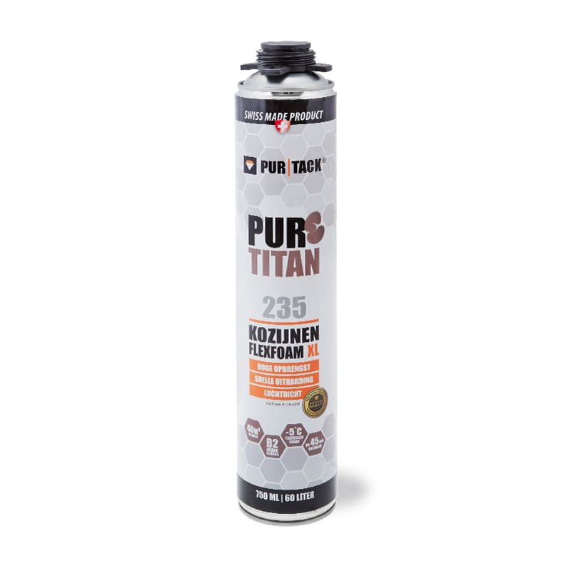 Pur Titan 235 - Elastisch purschuim met hoge opbrengst en snelle verwerking