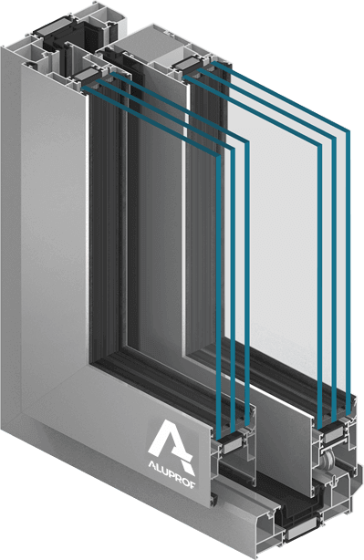 Aluminium - Hefschuifdeur MB-59HS